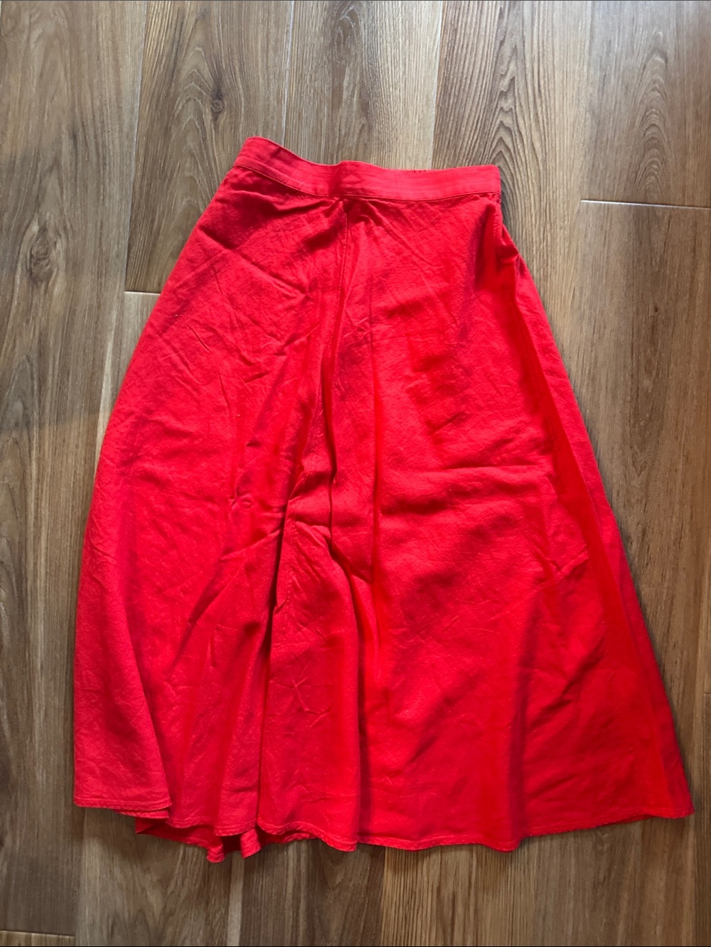 Banana Republic Red Women's A-Line Skirt
